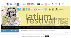 Desktop Screenshot of latiumfestival.it